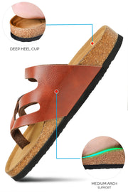 leather toe ring sandals for women  leather sandals  ladies sandals