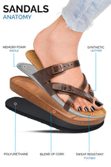 sandals women comfort  sandals flats  sandals  memory foam